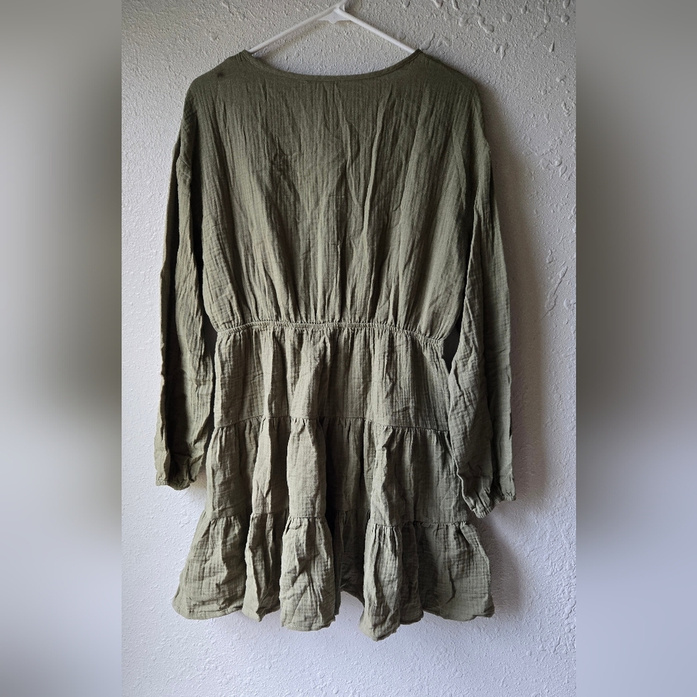 🌻NWT, Cupshe, Olive Green Women's Dress, Sz. L - Picture 6 of 6